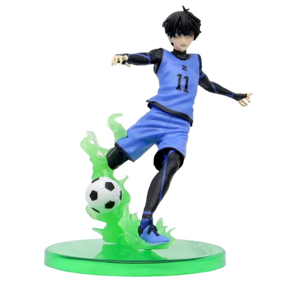 Anime Blue Prison Character Figurine Soccer Boy Makoto Nagi Figurine PVC Model Desktop Ornament Figurine Decoration Gift
