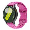 20/22mm Round Hole Silicone Strap Suit for Samsung Watch Series In 20/22mm Width Eco-friendly Silicone Strap with Grainy Pattern