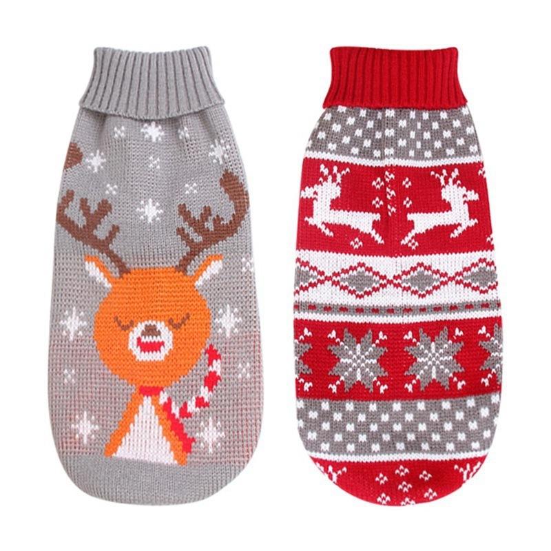 Small, Medium And Large Dogs Christmas Pet Supplies Clothes Teddy Autumn And Winter Elk Cat And Dog Clothes