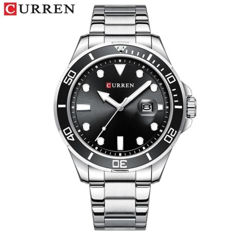 CURREN New Fashion Business Mens Wristwatches Green Clock Male Quartz Stainless Steel Watches Reloj Hombre Herrenuhr