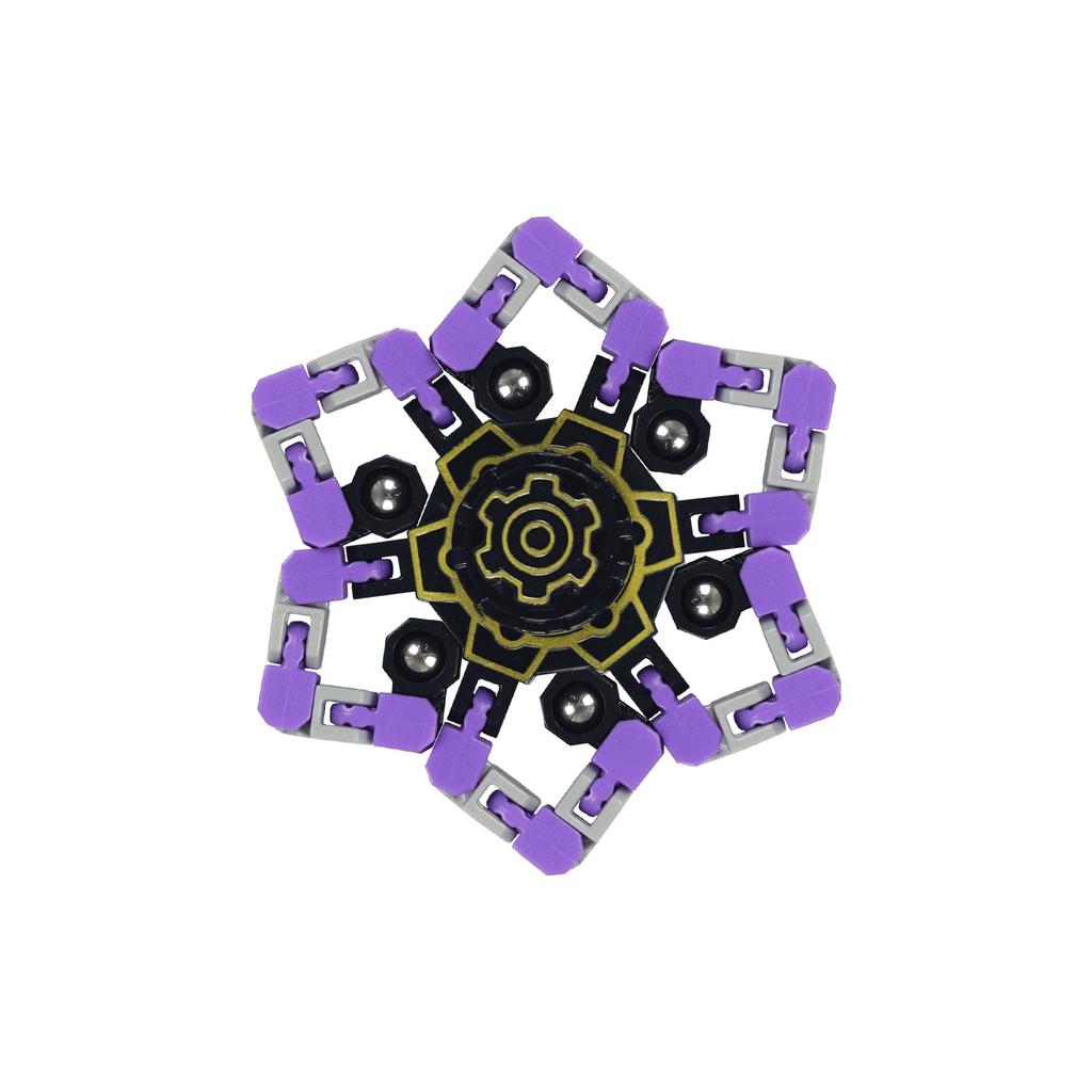 Fidget Spinner Toys Transformable Chain Robot Finger Toy for Kids and Adults Stress Relief Sensory Fidget Toys Fingertip Gyros