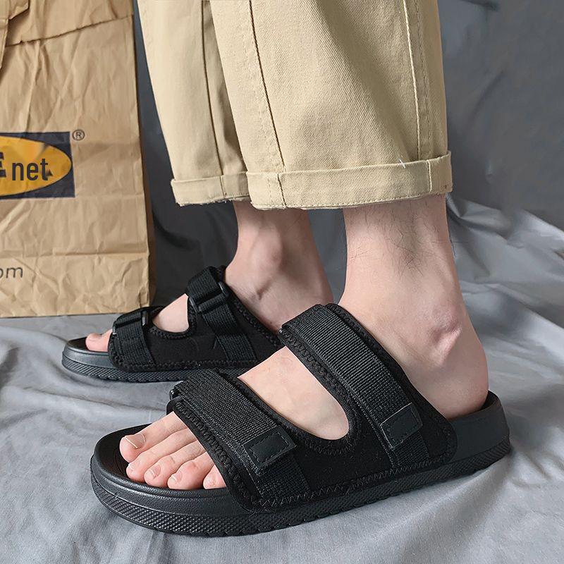 2025 Summer Men's Breathable Slip-on Beach Shoes: Stylish, Comfortable, Dual-use Slippers