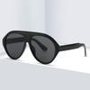 Luxury Designer Oversized Pilot Sunglasses Women Men Green Yellow Punk Big Frame Trend Shades UV400