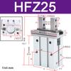Cylinder HFZ6 HFZ10 HFZ16 HFZ20 HFZ25 HFZ32 HFZ40 HFZ Parallel Style Pneumatic Air Gripper Double Acting Gripper