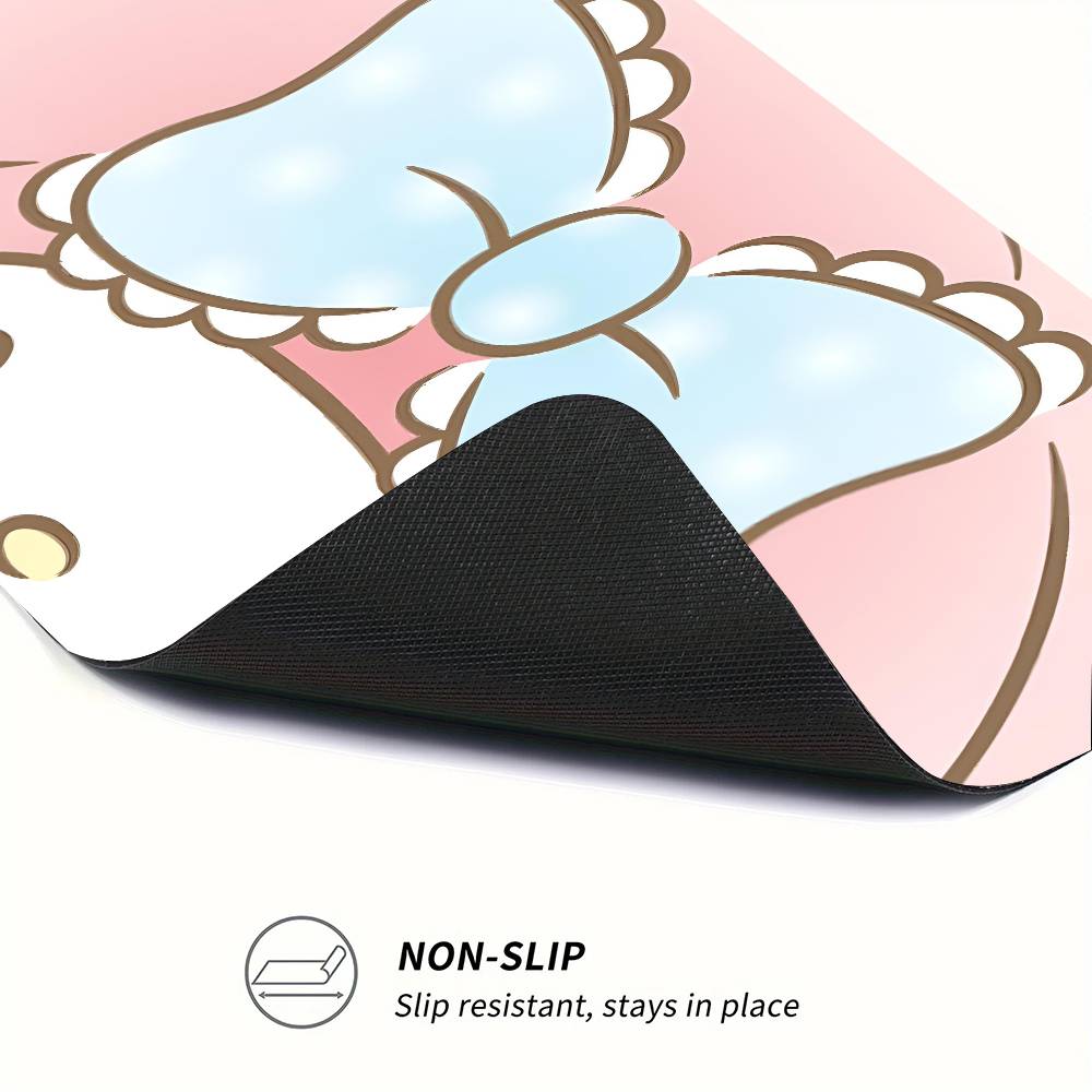 Cute Cartoon M-My Melody Mousepad Large Keyboard Desk Mat Gaming Mouse Pad LockEdge Non-slip Mat