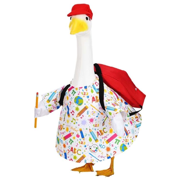 

Rotatable Costume Garden Geese Statue Sculpture Crafted From Weather Resistant Materials For YPorch ear Round Decoration 1