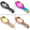 Large Stainless Steel Spoon Holder Heat-Resistant Cooking Spoon Holder Coffee Spoon Holder
