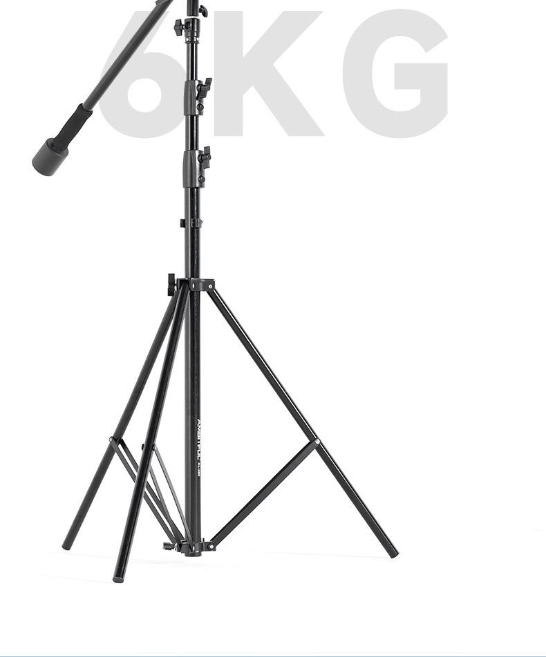 8AMBITFUL Zhijie MF02 Photography Light Stand with Crossbar & Magic Arm