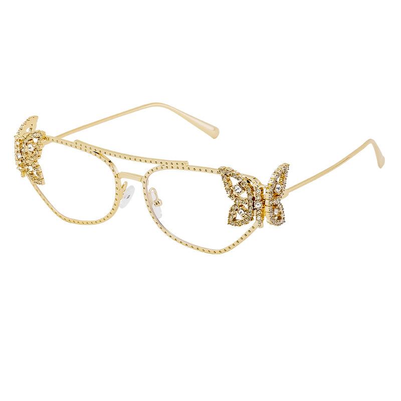 

Солнцезащитные очки Butterfly With Drill, женские высококачественные солнцезащитные очки Cat Eye, женские солнцезащитные очки Tide