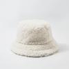Fashion Lamb Wool Solid Color Soft Plush Hat Vintage Fisherman Cap Outdoor Trend
