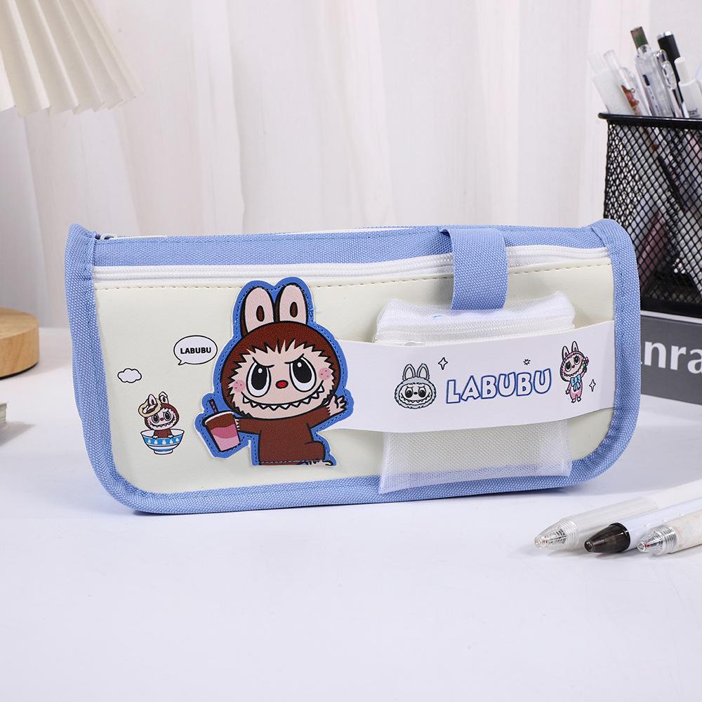 New pencil case large capacity high value cartoon stationery bag ins style primary school student pencil case