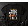 Im Fully Bricked Up Funny T Shirt for Gamers Vintage Washed Casual Breathable Unisex Top For Everyday Wear Versatile Stylish