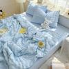 Summer Quilt Blanket For Single Double Queen Soft Skin-Friendly Quilt Soft Breathable Comfortable Air Conditioning Comforter