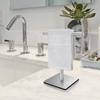 Stainless Steel Bath Towel Stand T-Shape Modern Style Bathroom Towel Hanger with Heavy Base Rustproof Hand Towel Holder Kitchen