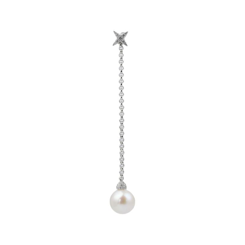 APM Monaco Single six-pointed star design 925 silver earrings women s silver AE11120XPL