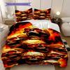 Dark Fantasy Warrior Set Threepiece Set 1 Duvet Cover 2 Pillowcase Without Core Bedding Set Christmas Birthday Gift