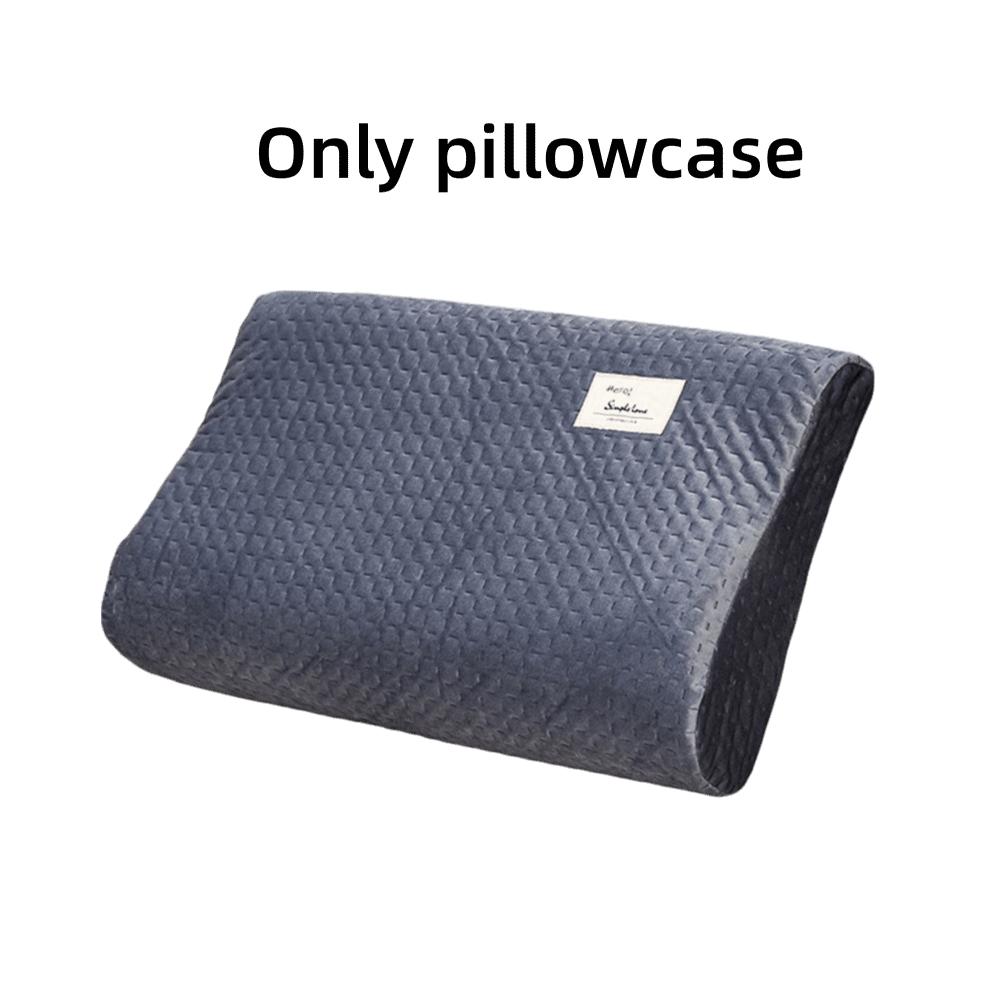 High-Grade 50*30cm Cotton Pillowcase Soft Pure Color Pillow Protector Cover Memory Foam Pillowslip Home Bedding Set