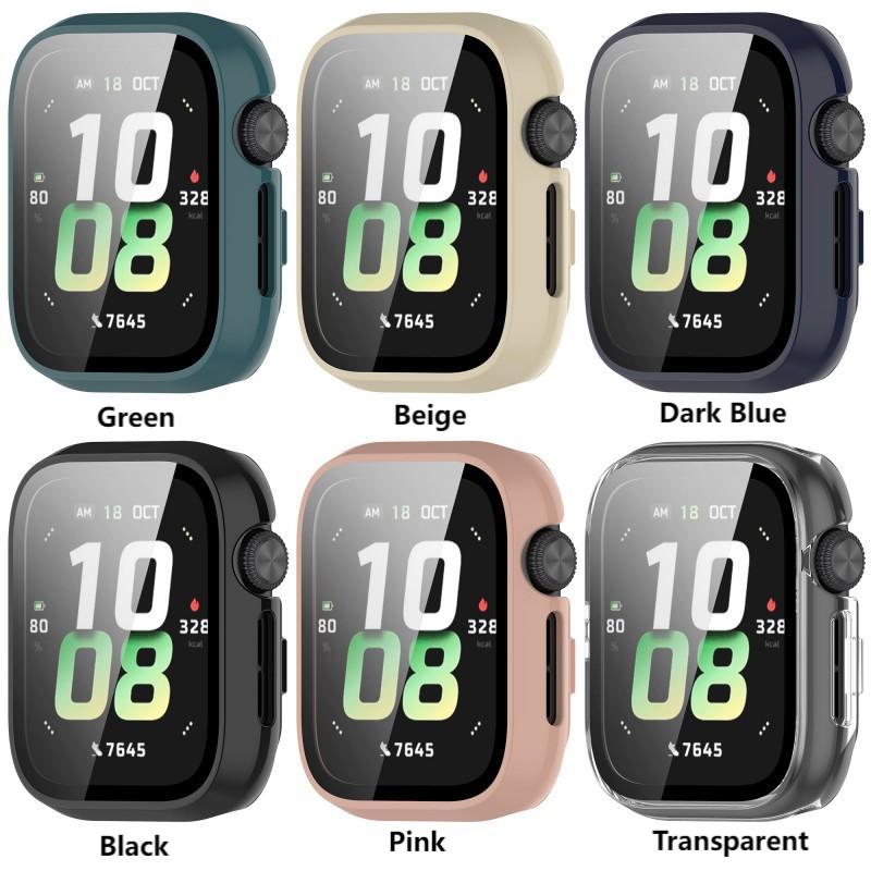 PC+Tempered Glass Case for Honor Watch 5 Smart Watch Strap Protective Cover Bumper Honor Watch5 Screen Protector Accessories