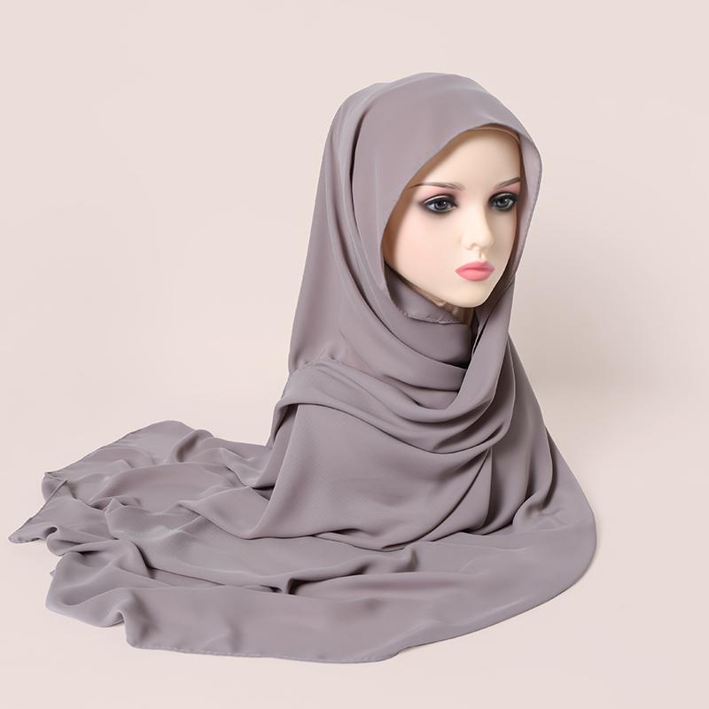 Muslim Hijab Premium Jersey Scarf Soft Solid Headscarf Femme Musulman Lot Hijabs Islamic Shawl Wraps Women Turban Foulard