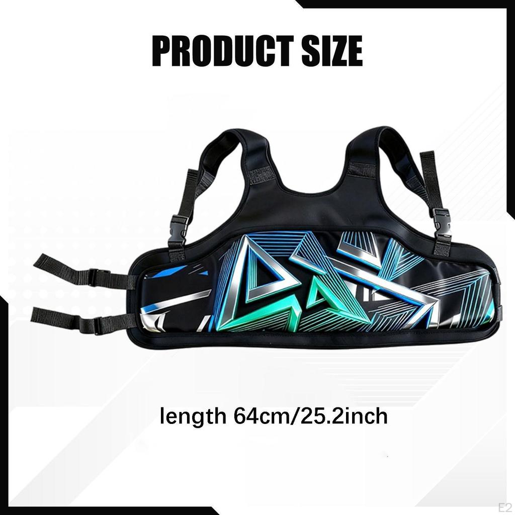 Ochraniacz żeber Go-Kart dla Dzieci Kamizelka dla Dorosłych Regulowana Wielofunkcyjna Amortyzacja Karting