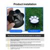 Solar Lawn Light Buried Light Garden Decoration Dog Paws Light Outdoor Waterproof Garden Courtyard Landscape Pathway Solar Light