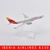 1/400 Scale 16cm Spain Iberia Airlines A330 Aircraft Model Planel Airplane Diecast Metal Planes