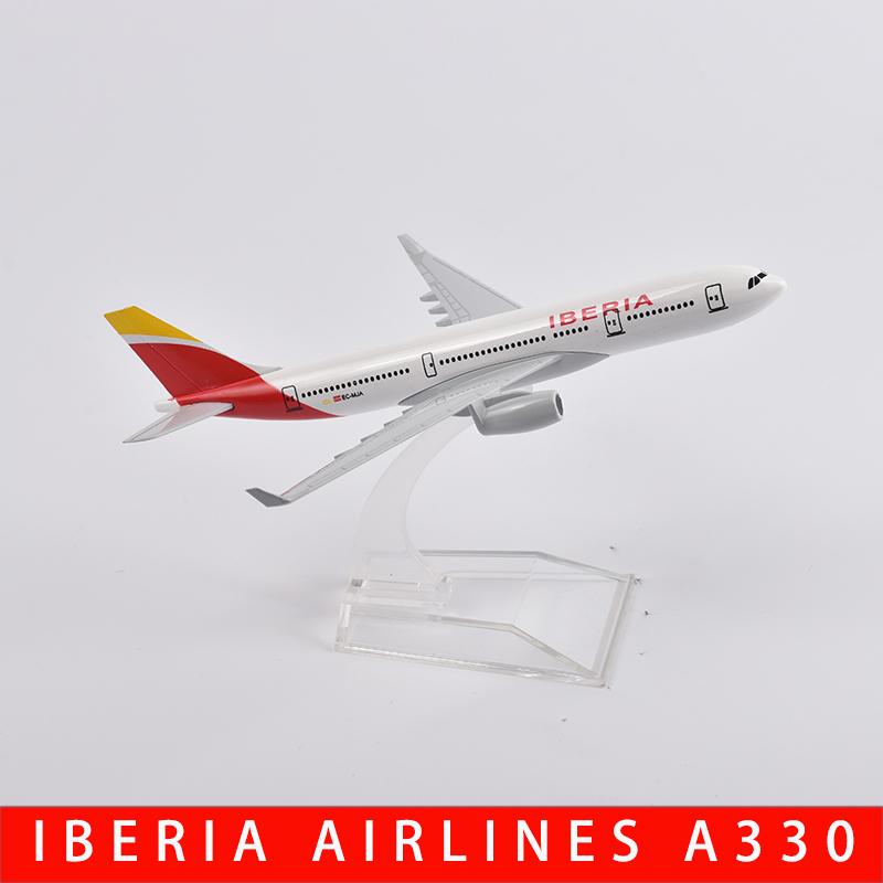 1/400 Scale 16cm Spain Iberia Airlines A330 Aircraft Model Planel Airplane Diecast Metal Planes