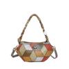 Large Capacity Shoulder Bag for Women Fashion Solid PU Bag Delicate Handle