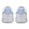Nike Air Force 1 Low '07 Essential White University Blue Gingham Women's Sneakers DZ2784-100