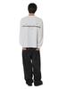 Opeunyadeu(Owai) Back Zipper Logo L/S Tee - White