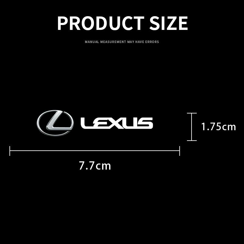 1/2/5/10pcs Car Stickers Car-Styling Logo Interior Decorative Accessories For Lexus EX300H RX450H IS300H ES300H NX RX GS Al20