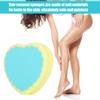Waxing Polishing Buffing Sponge Soft Heart Shaped Women Hair Removal Pad Depilatory Sponge