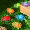 100/50Pcs Glow Resin Turtle Figures Cute Fruit Mini Animals Diy Crafts Party Favors Home Decor Bulk  Accessories