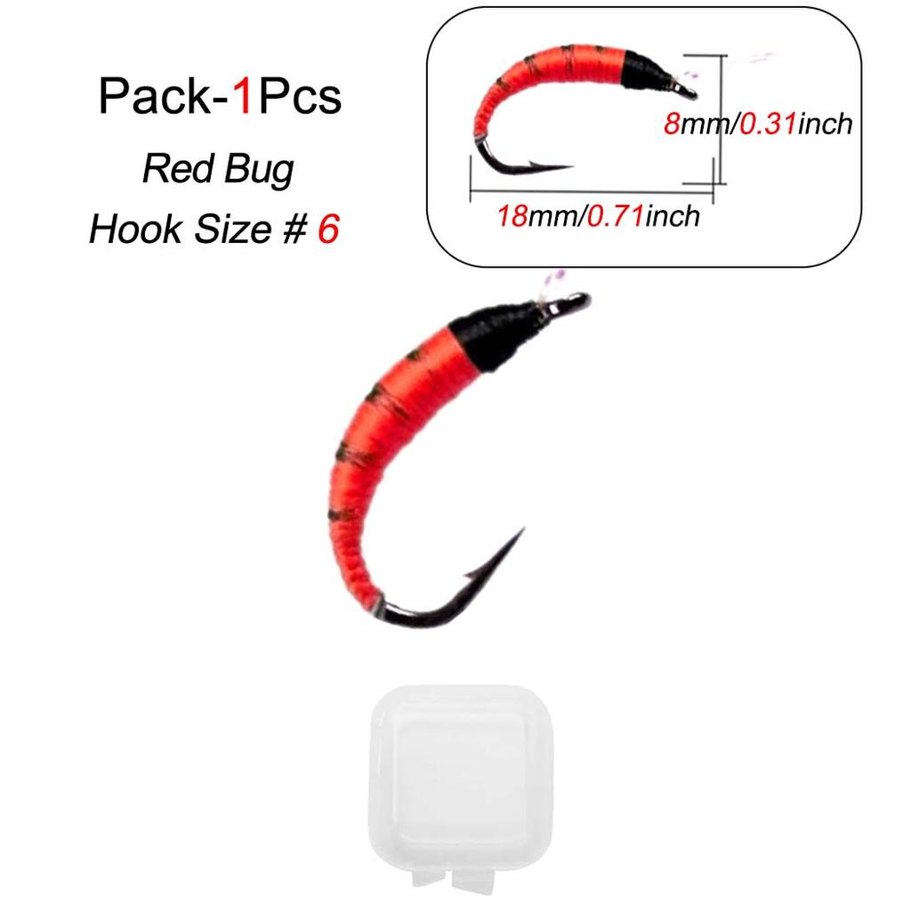 1/3Pcs Realistic Artificial Fly Fishing Lures Fly For Trout Fishing Artificial Insect Bait Lure Fishing