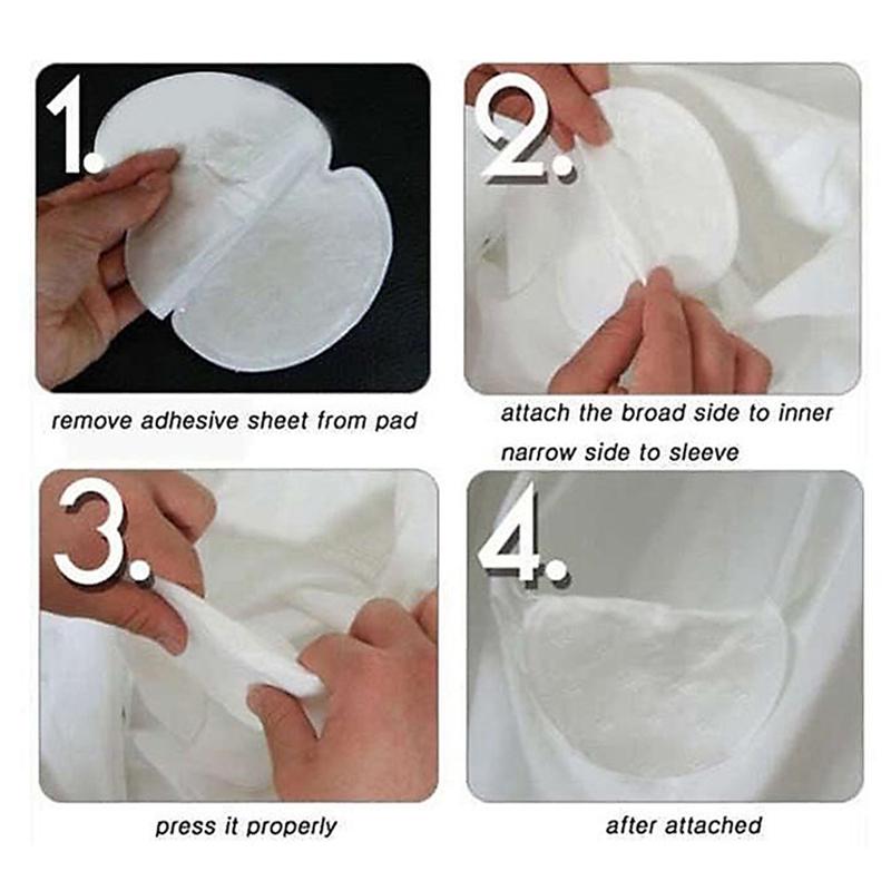 24Pcs/50Pcs/100Pcs Underarm Armpit Sweat Pads Sticker Shield Guard Absorbing