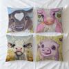 Cushion Cute Cover Soft Case For Sofa Living Room Home Comfortable Office Pig Decor Cow Protective Pillow Sheep Art Covers