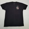 Riot Society Black Japan Koi Fish Graphic Size Large Streetwear Classic Unisex T-Shirt
