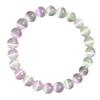 Cross Two-Color Beaded Cat's Eye Elastic Bracelet for Men and Women - Trendy Travel Accessory