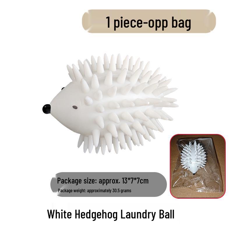 Silicone Hedgehog Anti-Tangle Laundry Ball - Soft, Magic Decontamination and Lint Removal Cleaning Solution