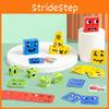 Dq Wooden Expression Changing Cube Puzzle Toy For Children Tabletop Game Challenge Level Toy