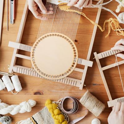 2Pcs Wooden Basket Bottom Circle Blank Natural Wood Base for Crochet Bag Craft Supplies Wood Piece Accessories