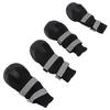 4pcs Set Water Proof Pet Dog Shoes Anti Slip Protective Boots for Large Dogs