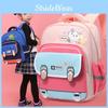 Adorable Spinal Protection Kids Backpack Large Capacity School Bag Oxford Cloth