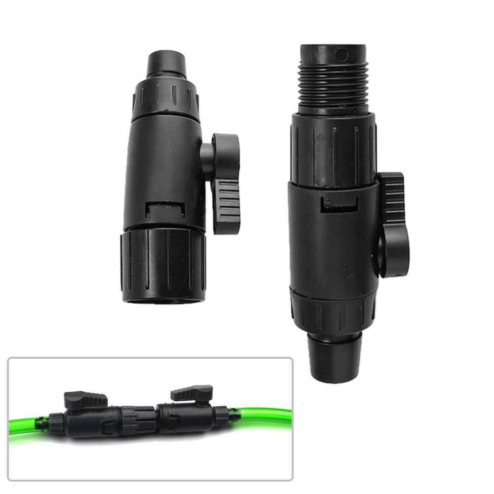 Conector cu eliberare rapidă pentru furtunul și supapa de acvariu pentru acvariu (12 mm până la 16 mm)