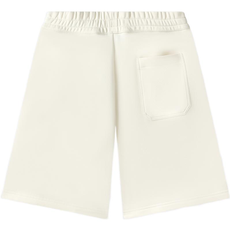 FILA Valentines Day American Series Solid Color Knitted Casual Shorts Men shorts Milk-Salt-White F11M329607FIV