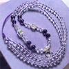 Versatile Bead Chain Thangka Buddha Brand Fox Fairy Bead Chain, Fashion Necklace, Bead Sweater Chain Chalcedony