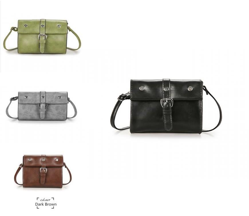 Elegant Vintage Style Pu Leather Crossbody Bag For Women In Brown Chic Small Square Design