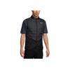 Color Block Stand Collar Sleeveless Zip Vest Men Vests Multicolor FQ0448-010