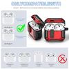 RFUNGUANGO AirPods 4th generation case (2024) correspondence lock function Military grade drop protection Comes with cleaning kit red
