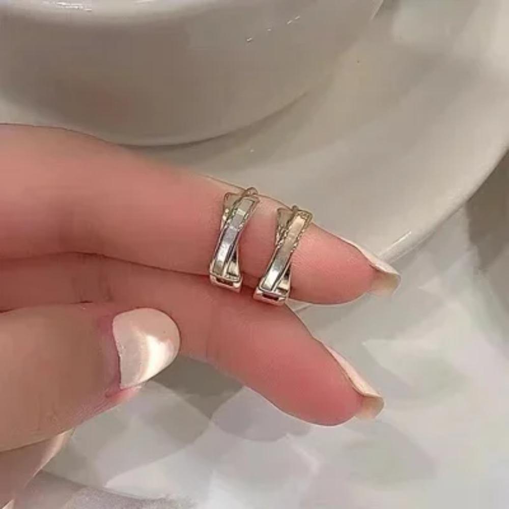 

Elegantes pendientes de nácar, exquisitas joyas para mujer, adornos de aguja de plata S925 срібний